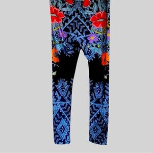 Johnny Was Spandex floral leggings